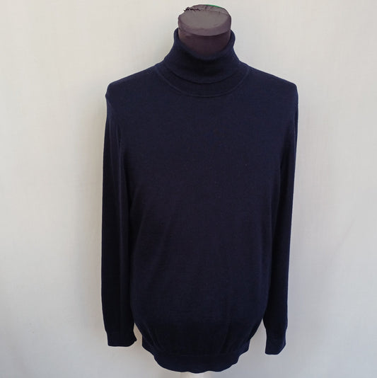 Hugo Boss 100% wool Turtle Neck Sweater Mens XL