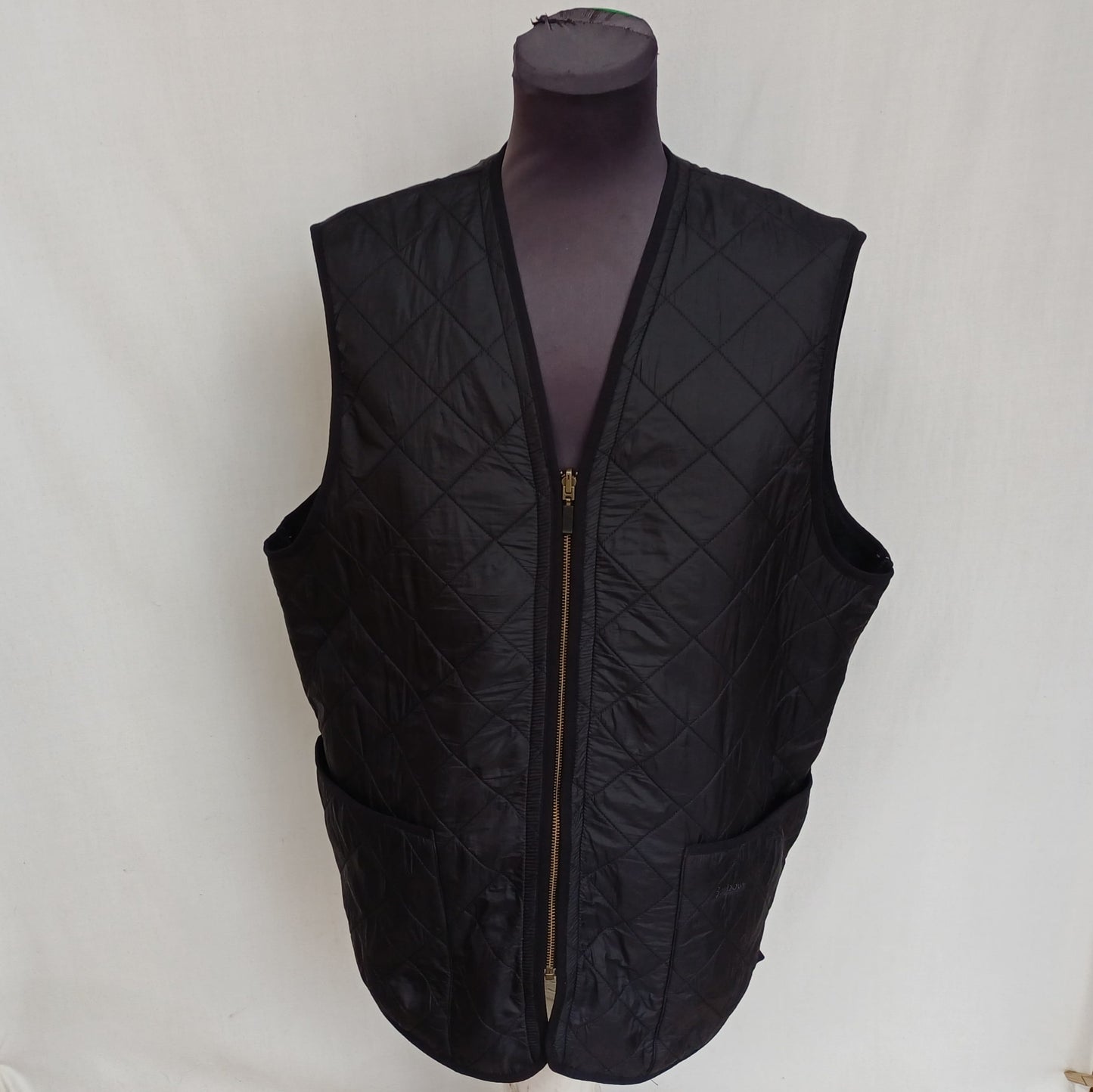 Barbour Polarquilt Waistcoat Zip In Vest Mens XL