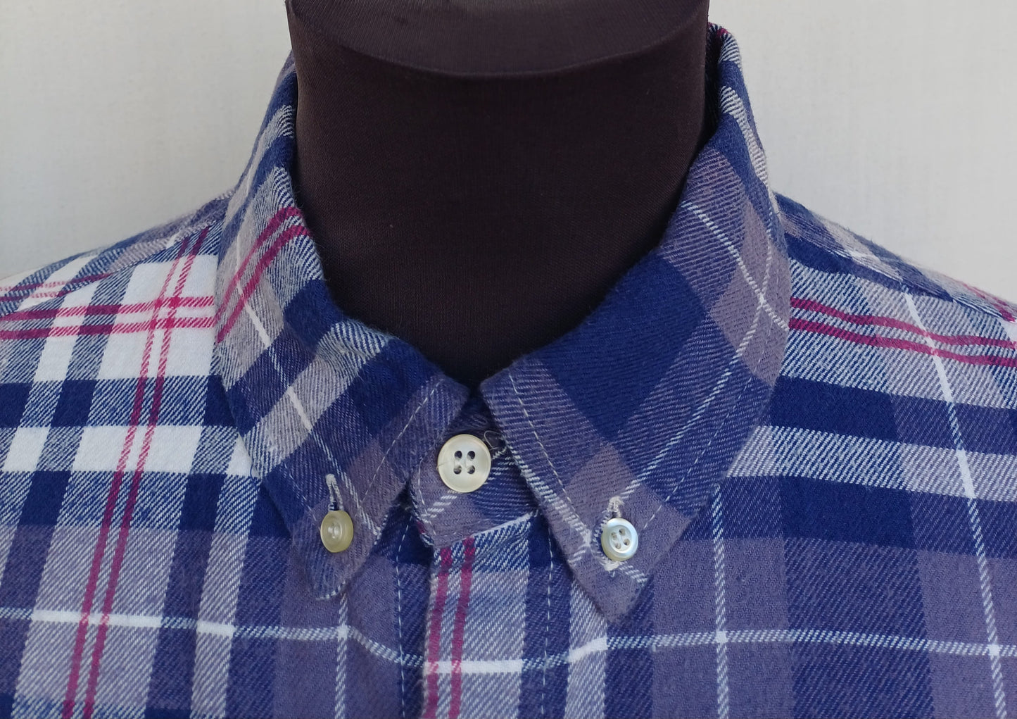 Visvim Plaid Button Down Flannel Shirt Size 4/Mens M
