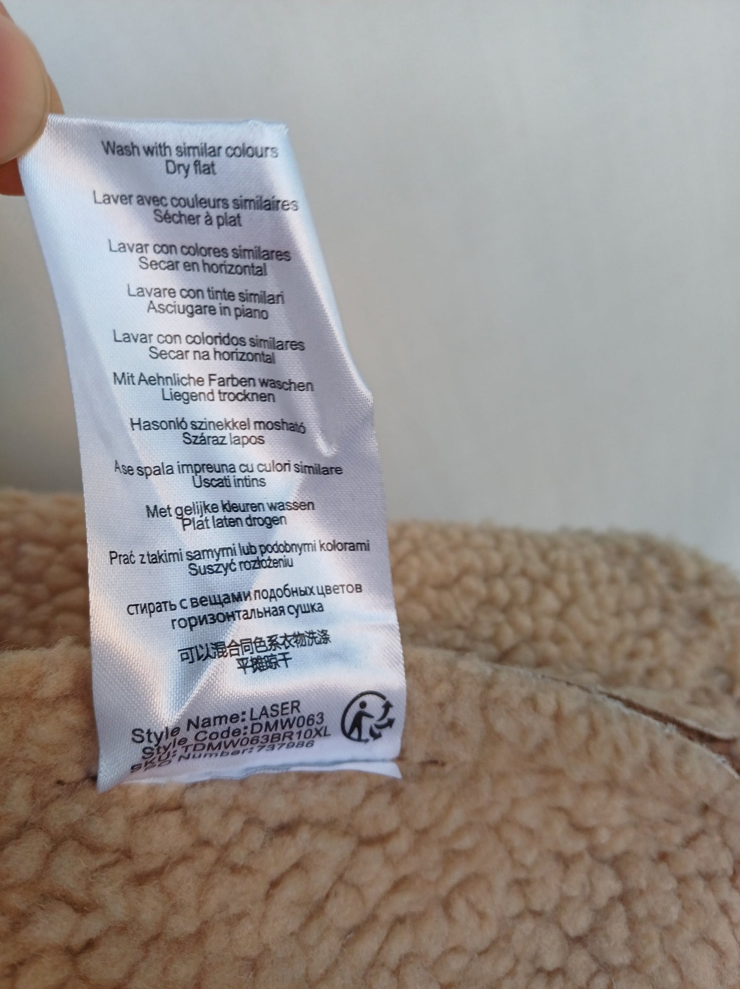 Threadbare Faux Shearling Fur Jacket Mens XL