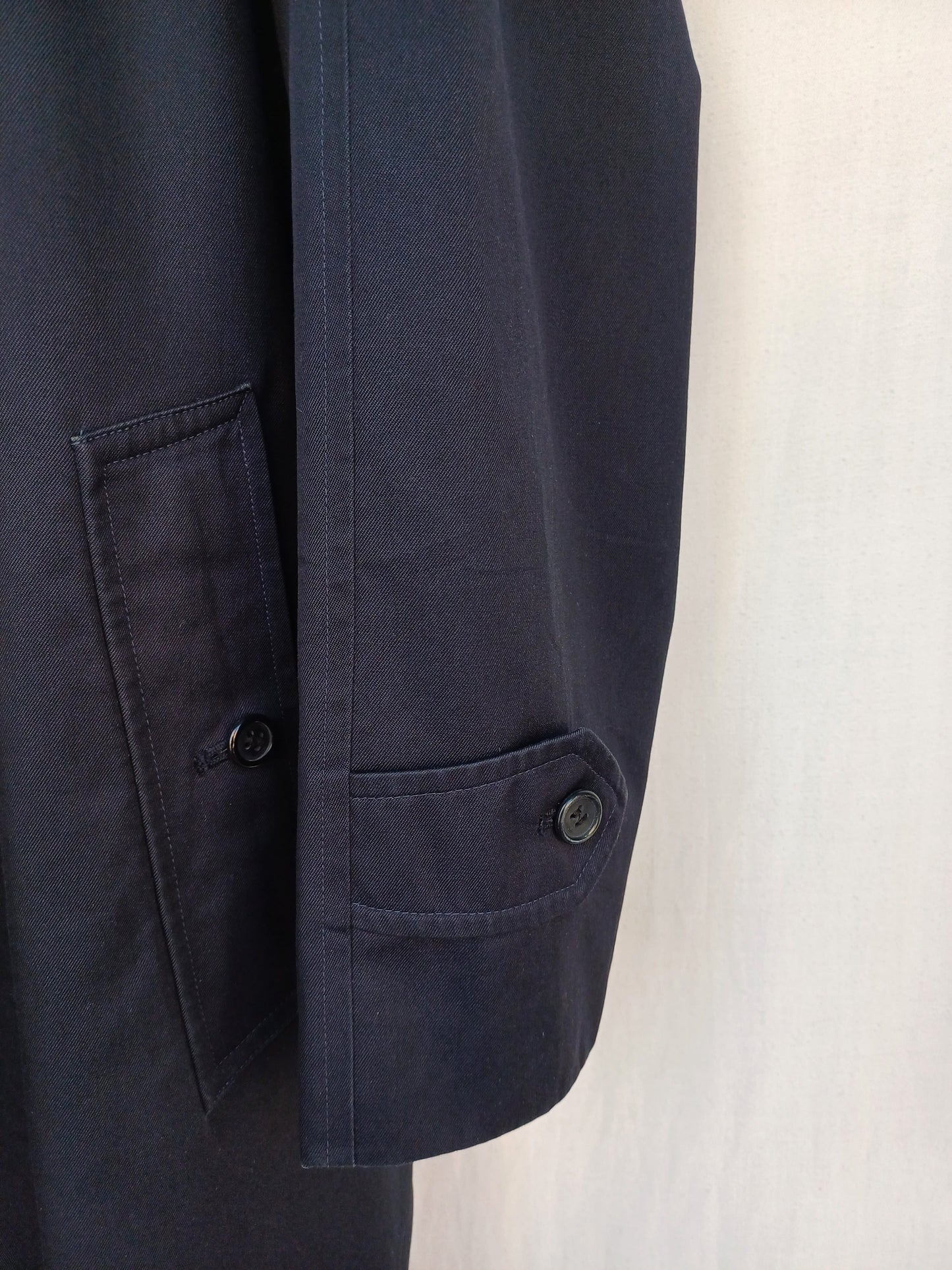 Vintage Burberrys Nova Check Lining Trench Coat Size EU 50