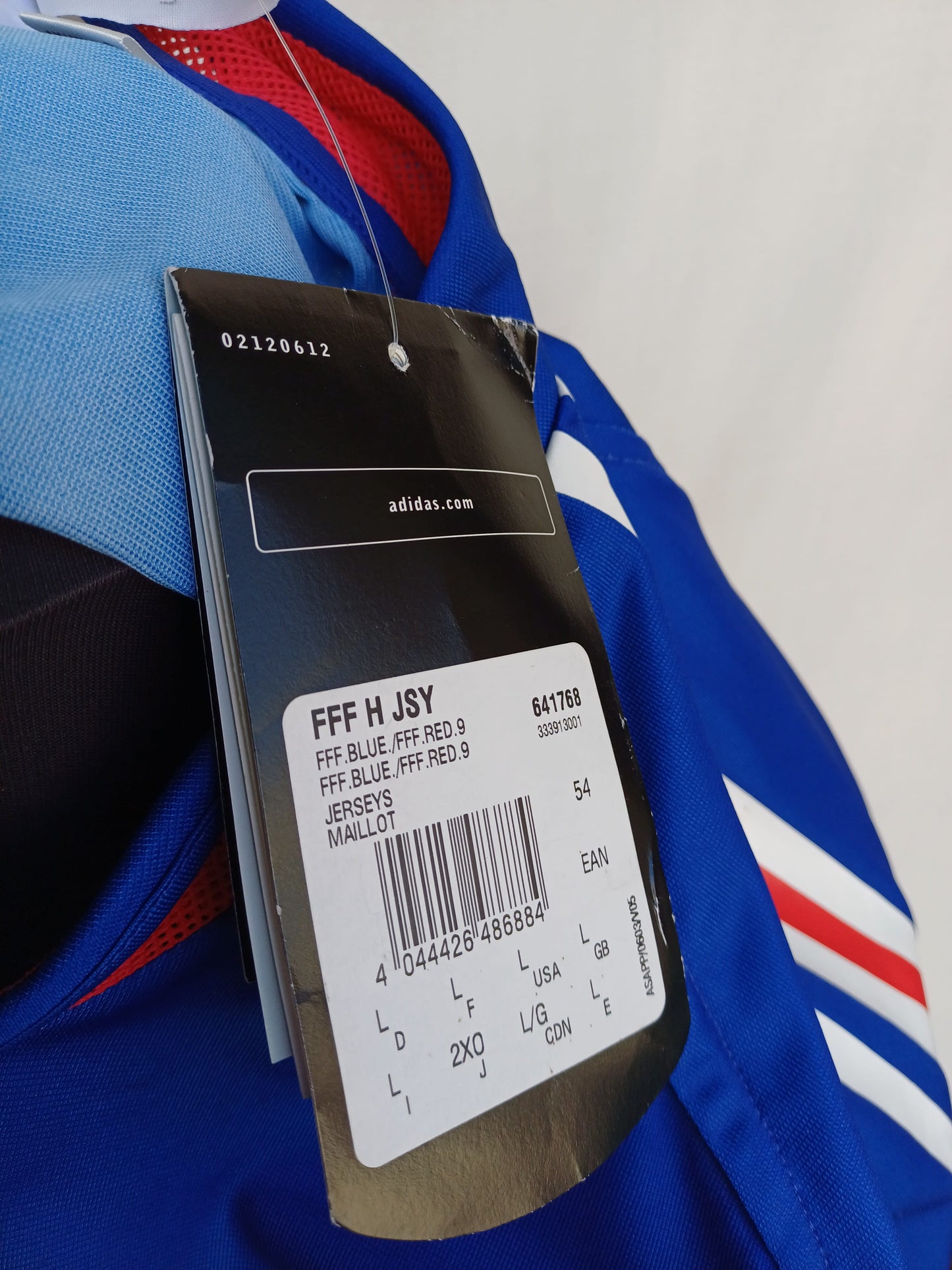 New With Tags France 2004 Euro Home adidas Shirt Mens L