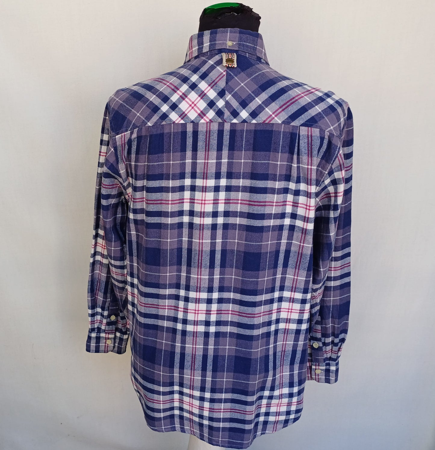Visvim Plaid Button Down Flannel Shirt Size 4/Mens M