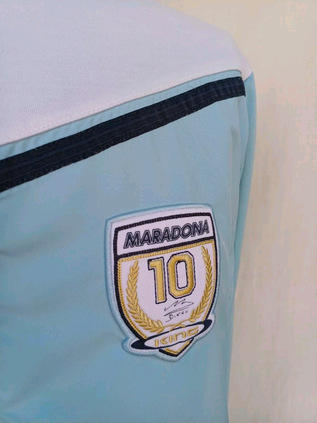 Diego Maradona 2010 #10 Puma King Zip Track Top Jacket Mens M