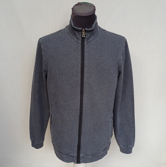 Hugo Boss Regular Fit Cotton Full Zip Cardigan Sweater Mens M