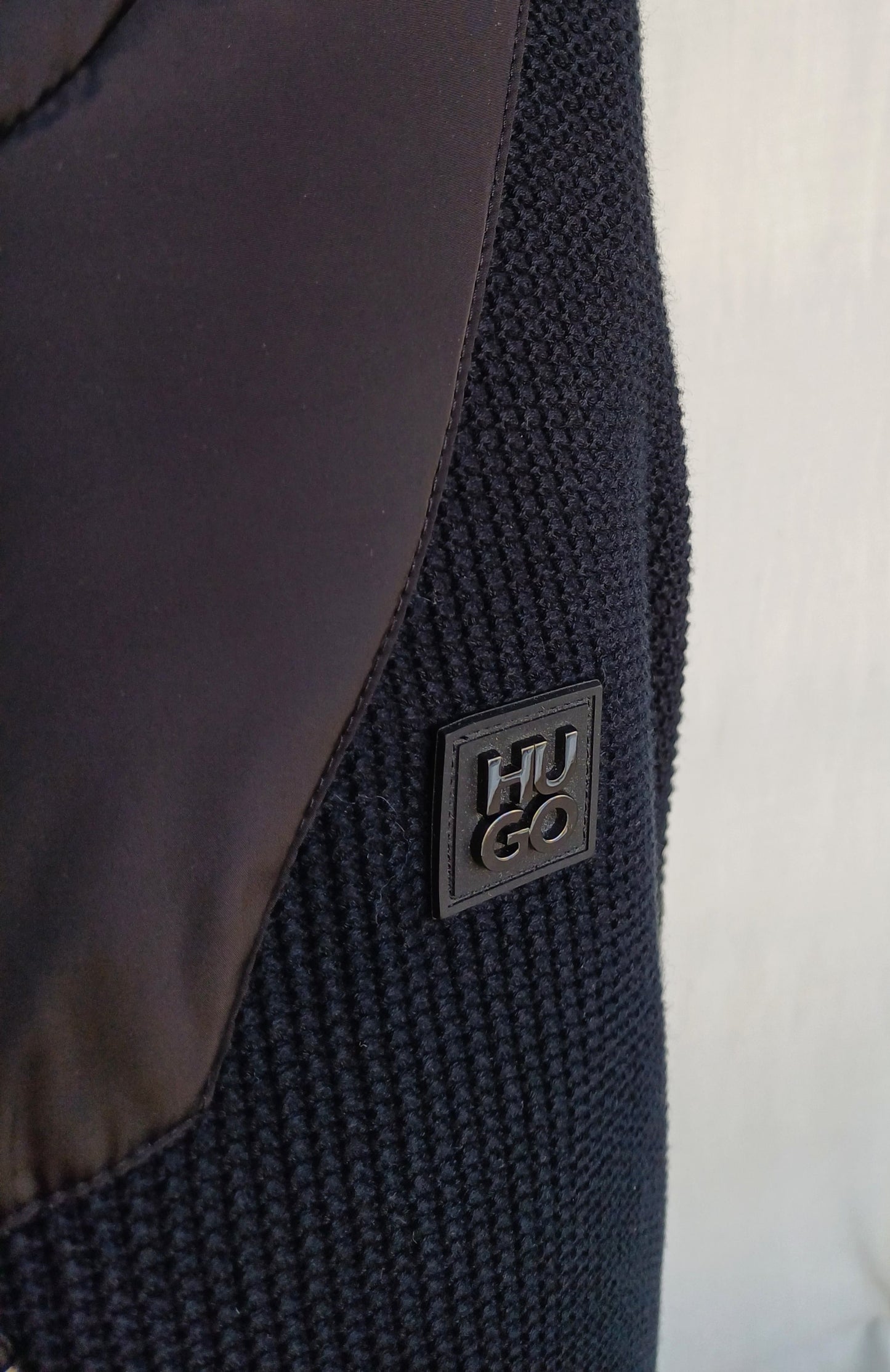 New Without Tags Hugo Cotton Zip Pullover Sweater Mens L