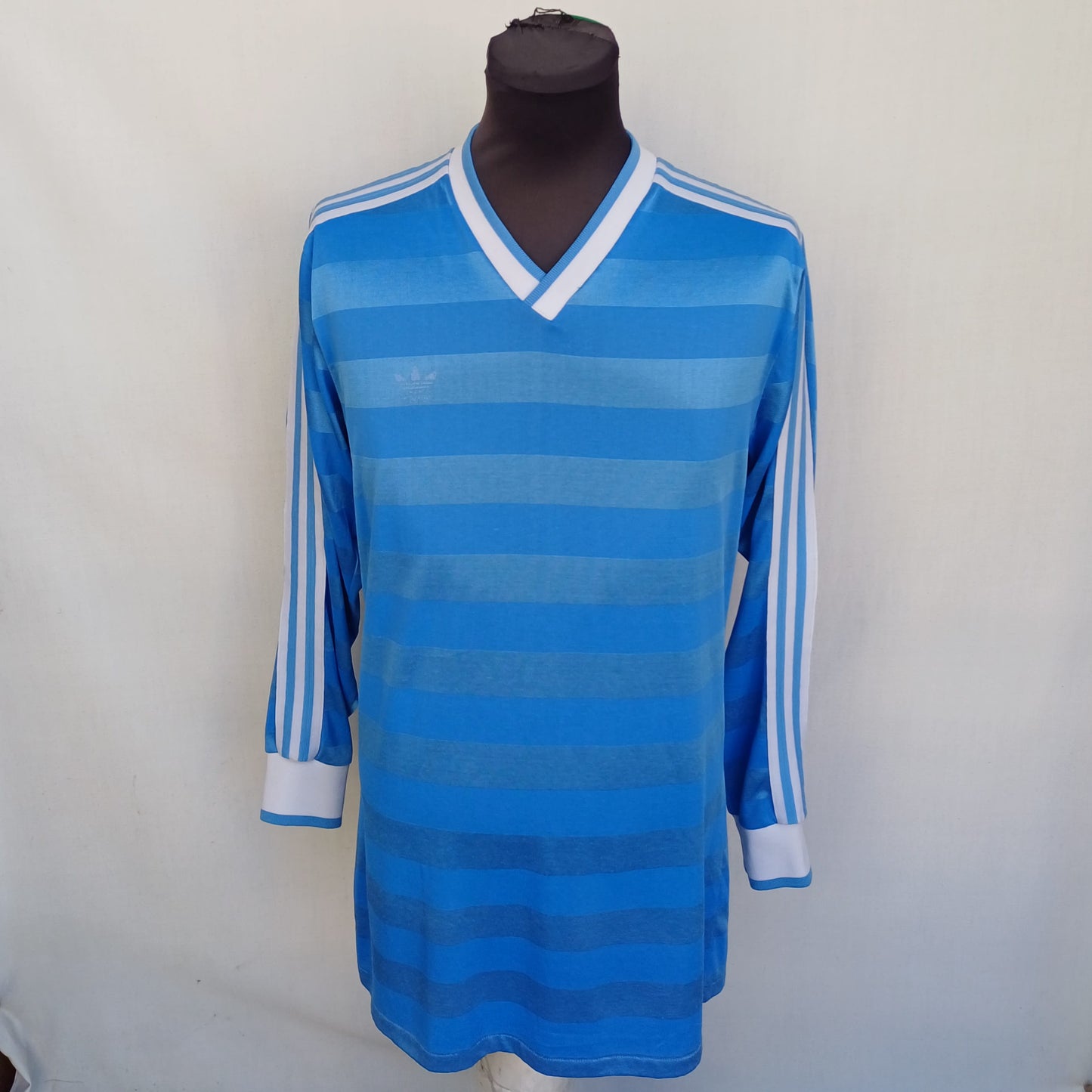 Vintage 80s Adidas Template Football Shirt Mens L