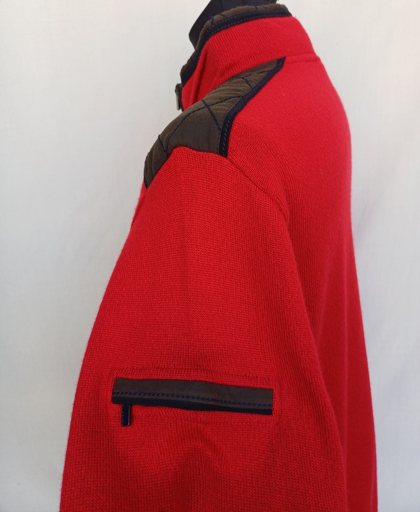 Paul and Shark Yachting 100% Wool Half Zip Sweater Mens M