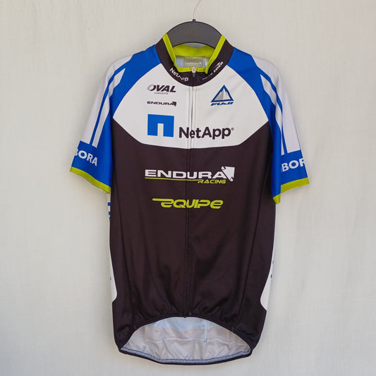 NetApp Team Endura Full Zip Cycling Jersey Mens S