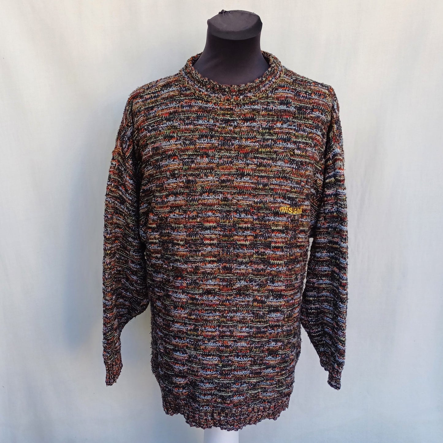 Vintage Missoni Acrylic/Wool Pullover Knit Sweater Mens L Oversized