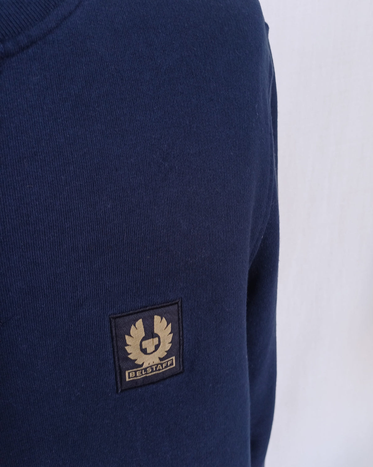Belstaff Crew Neck Cotton Logo Sweatshirt Mens M
