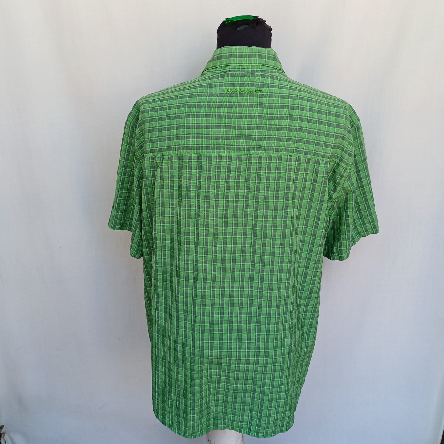 Mammut Outdoor Check Button-Up Hiking Shirt Mens XL