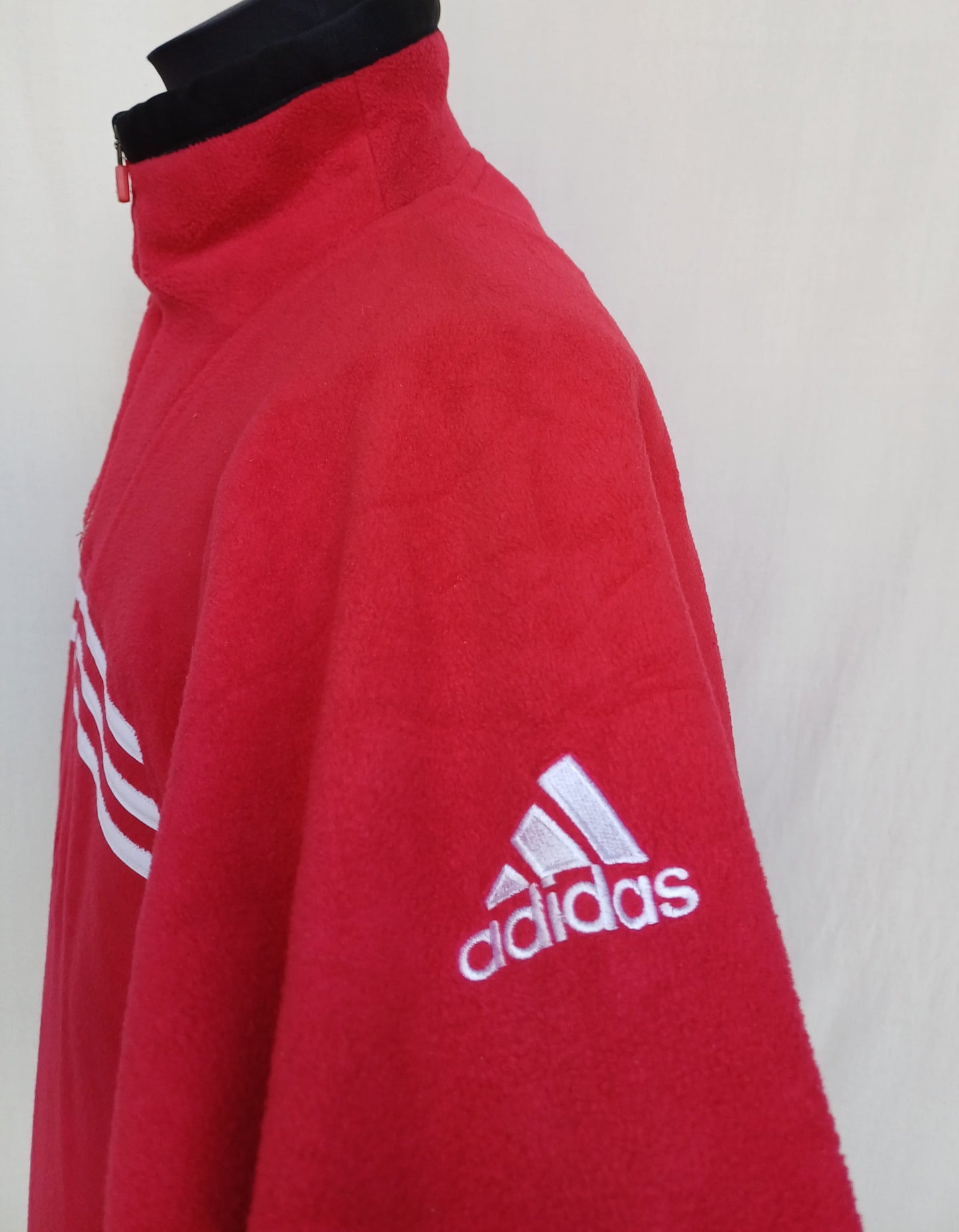 Vintage 1998/99 Adidas Standard Liege Fleece Zip Pullover Mens S