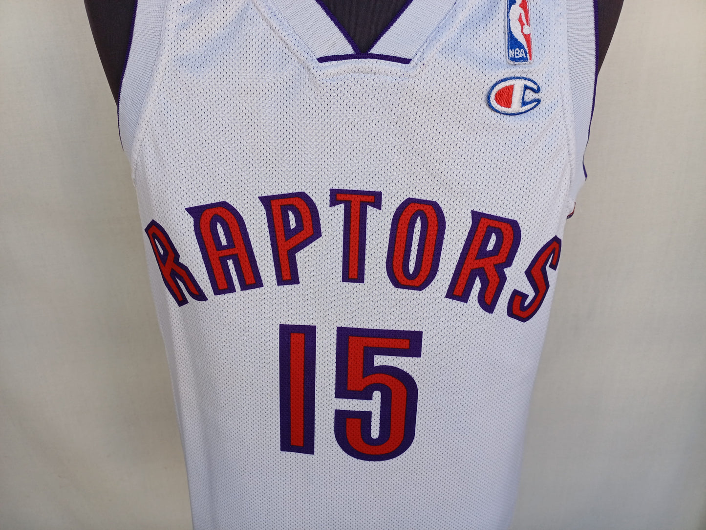 Vintage Toronto Raptors #15 Carter Champion Shirt Mens XS