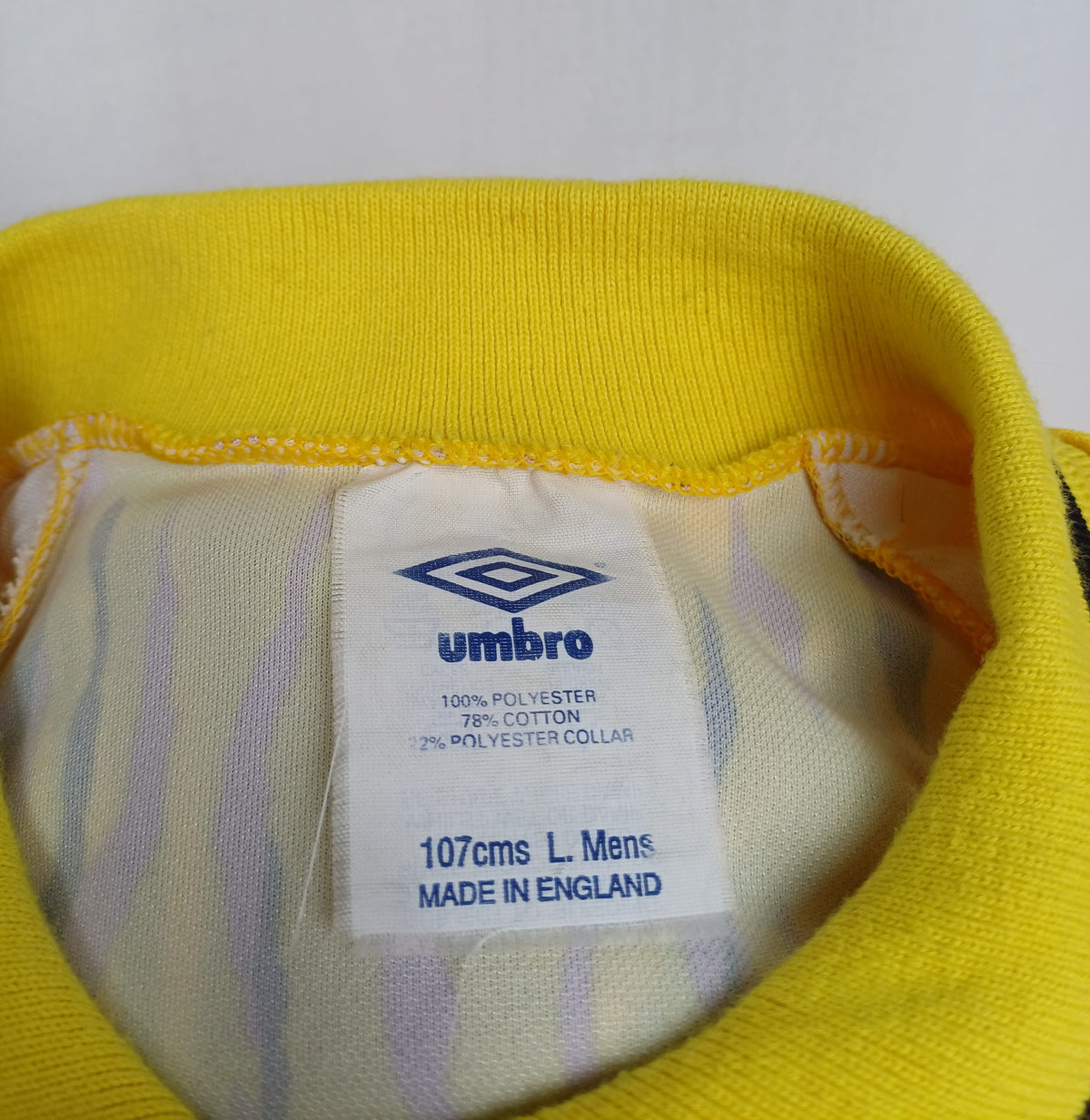 Vintage Umbro 1991/93 #1 Goalkeeper Template Shirt Mens L
