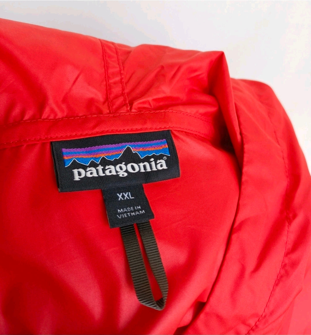 Patagonia Zip Lightweight Hooded Jacket Windbreaker Mens 2XL