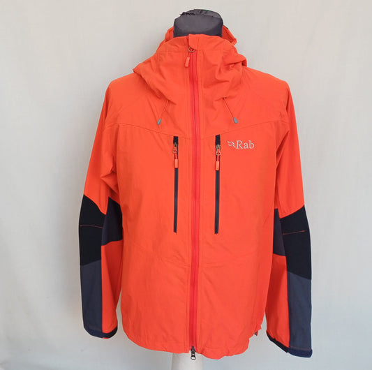 Rab Full Zip Torque Mountaineering Softshell Jacket Mens L
