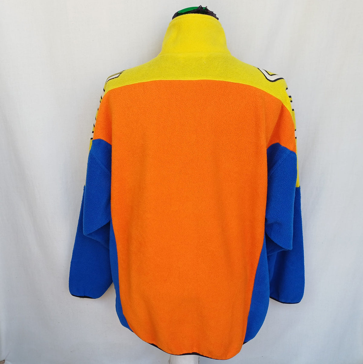 Vintage 90s Fila Linea Italia colorblock 1/4 zip fleece pullover Mens XL