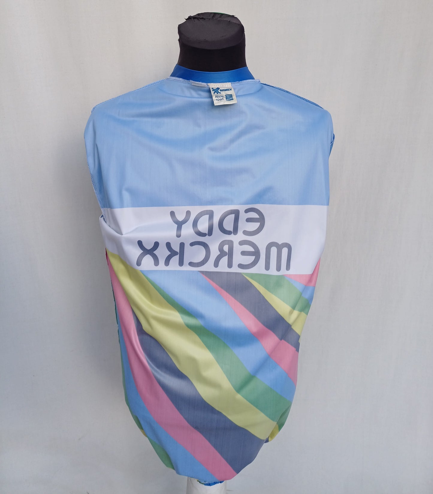 Vintage Eddy Merckx Rhoa-Sport Gamex Full Zip Cycling Jacket Mens 3XL