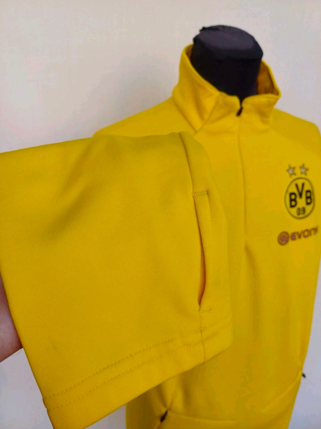 Borussia Dortmund 2018/19 Puma Drill Training Top Zip Long Sleeve Mens L