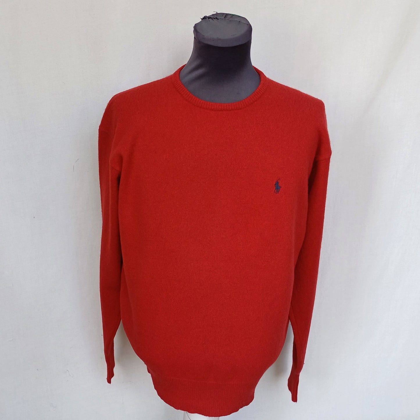 Polo Ralph Lauren 100% Lambswool Crew Neck Sweater Mens L