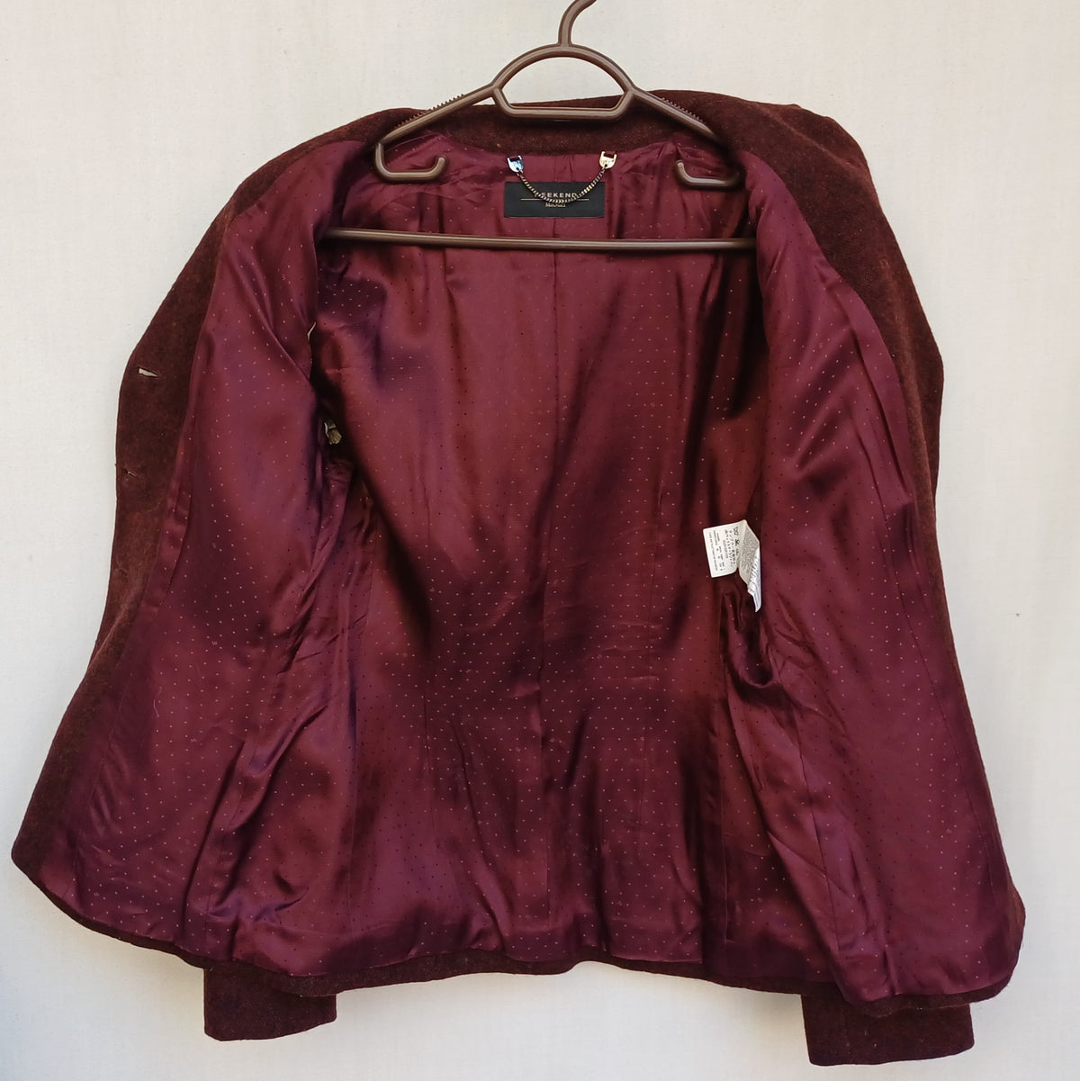 Max Mara Weekend Womens Wool Button Blazer Size EU 38-40/US 8/Medium