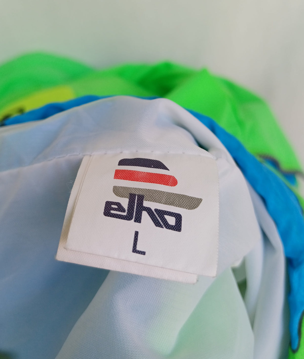 Vintage 90s Elho Freestyle Neon Pullover Jacket Size L