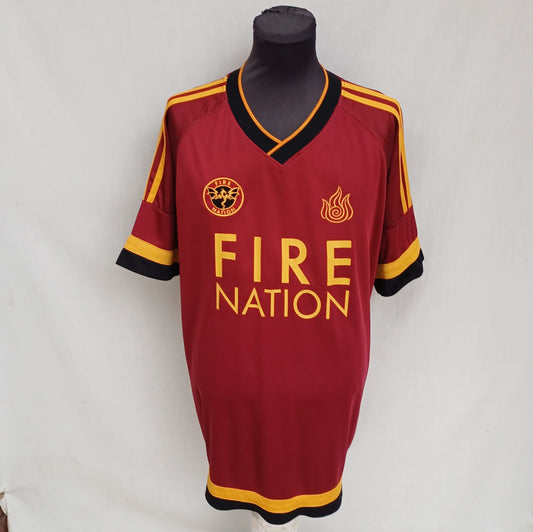 Avatar The Last Airbender Fire Nation #1 Zuko Nickelodeon Jersey Mens XL