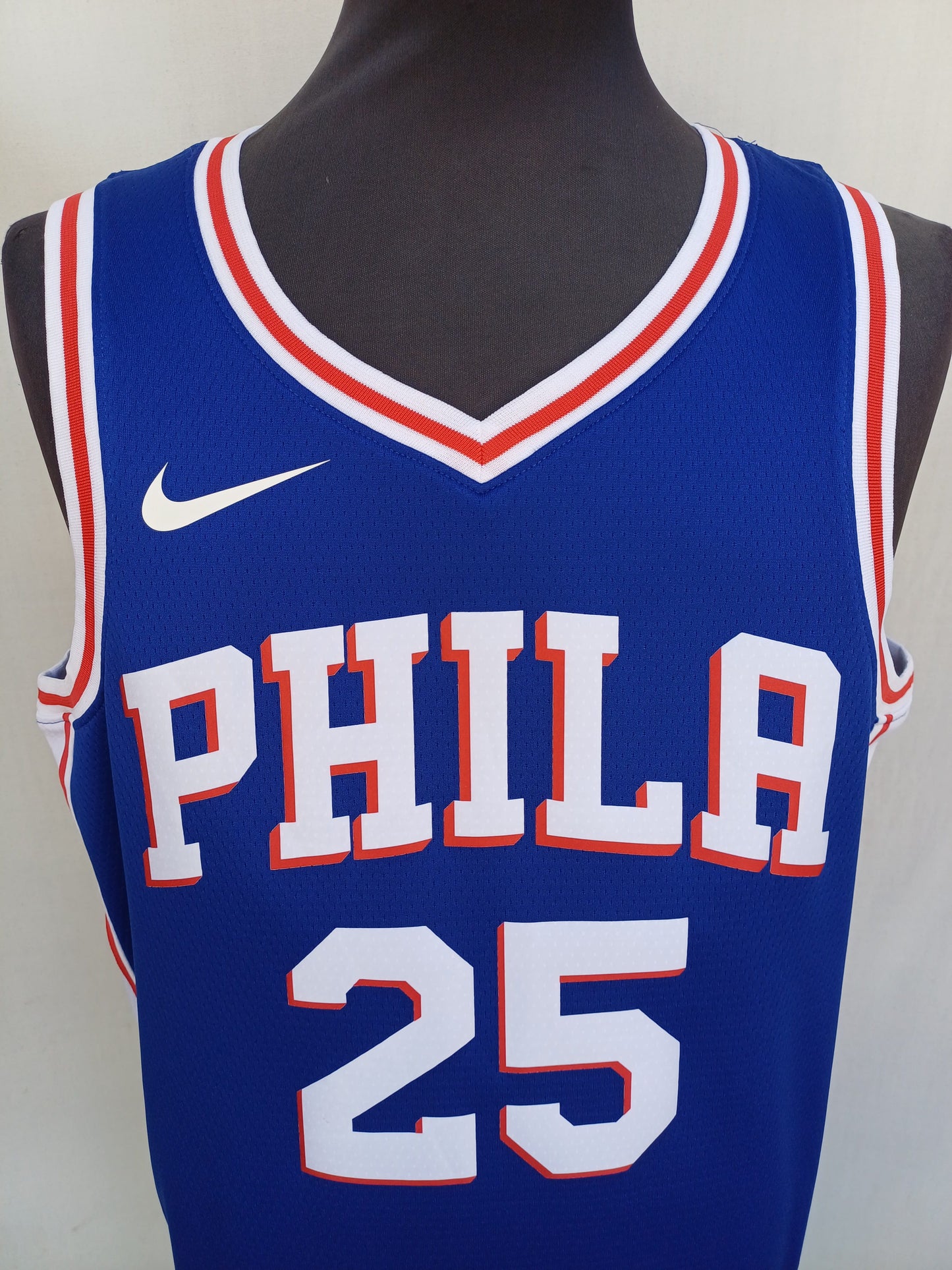 New Without Tags Philadelphia 76ers #25 Simmons Nike Basketball Jersey Mens L