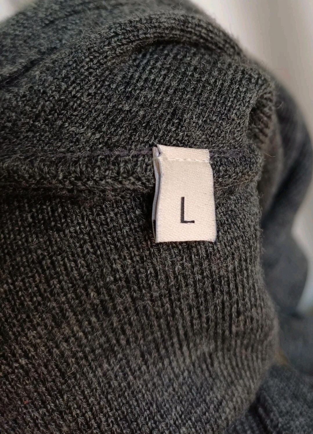 Kenzo Shawl Neck Pure Wool Button Cardigan Pockets Sweater Mens L