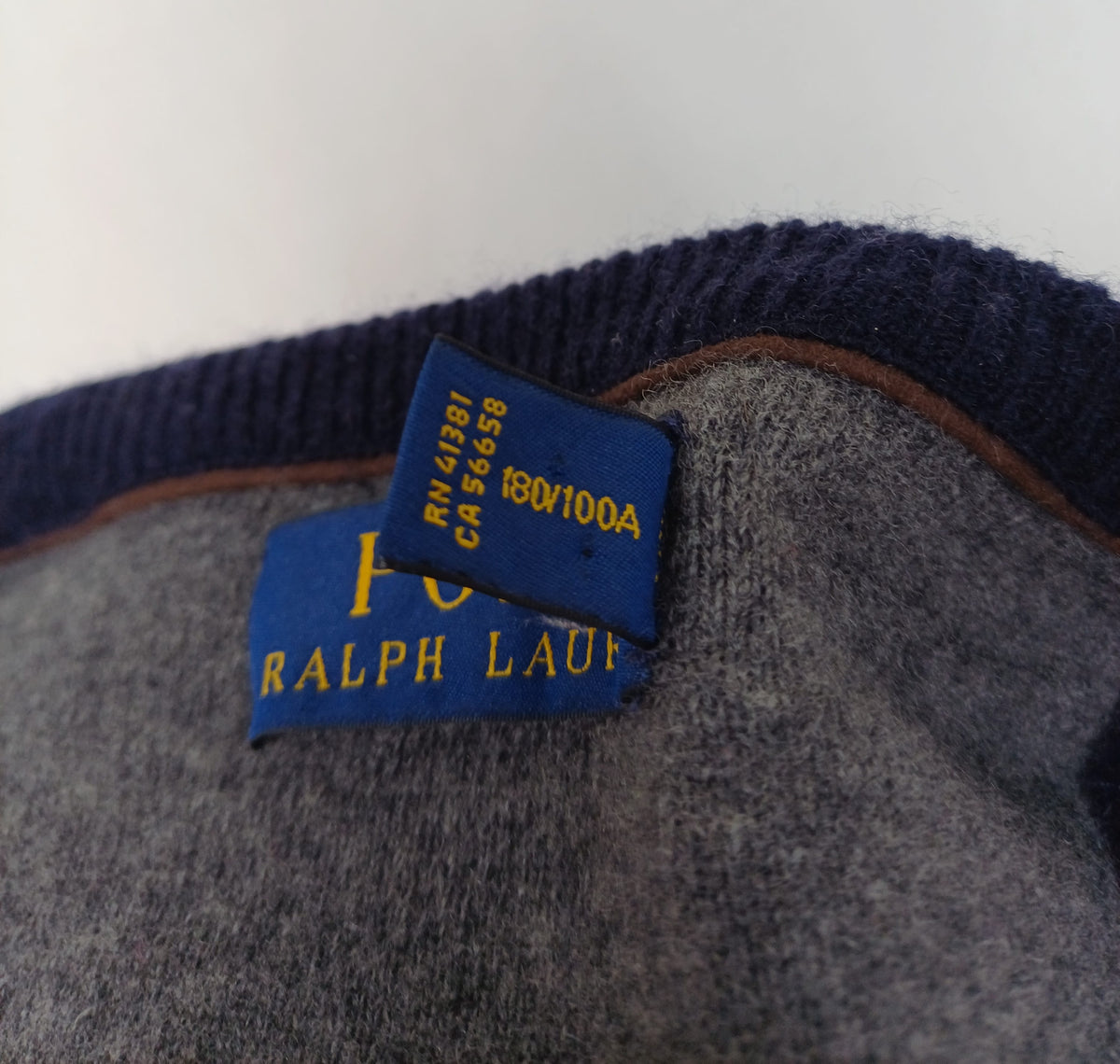Polo Ralph Lauren Merino Wool Pullover Sweater Mens L Fits M/L