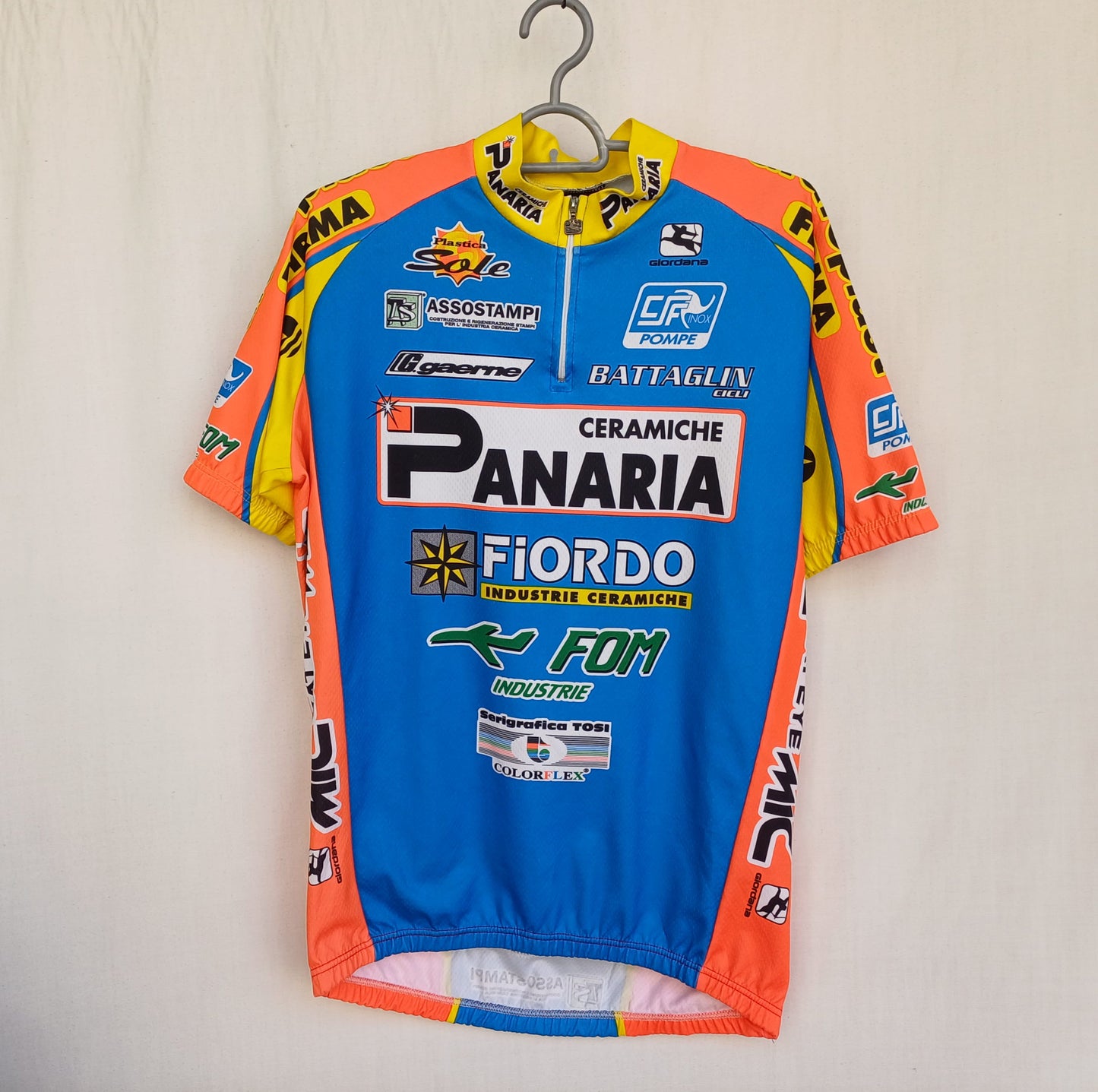 Panaria Ceramic Short Sleeve Cycling Jersey Mens L