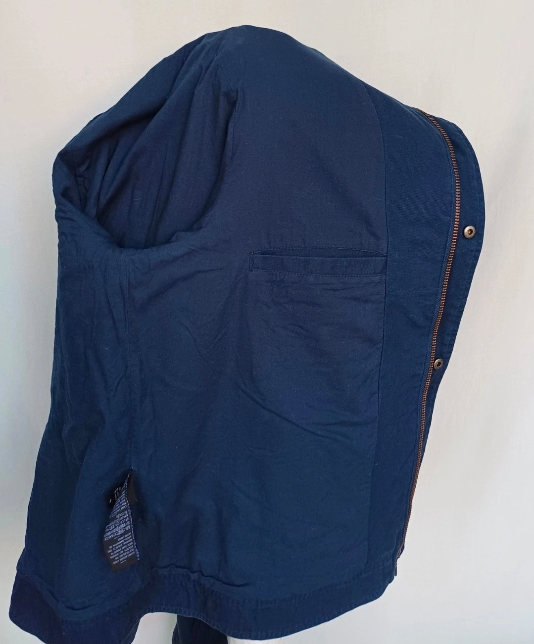 Harley Davidson Canvas Motorcycle Slim Fit Cotton Zip Jacket Mens 2XL