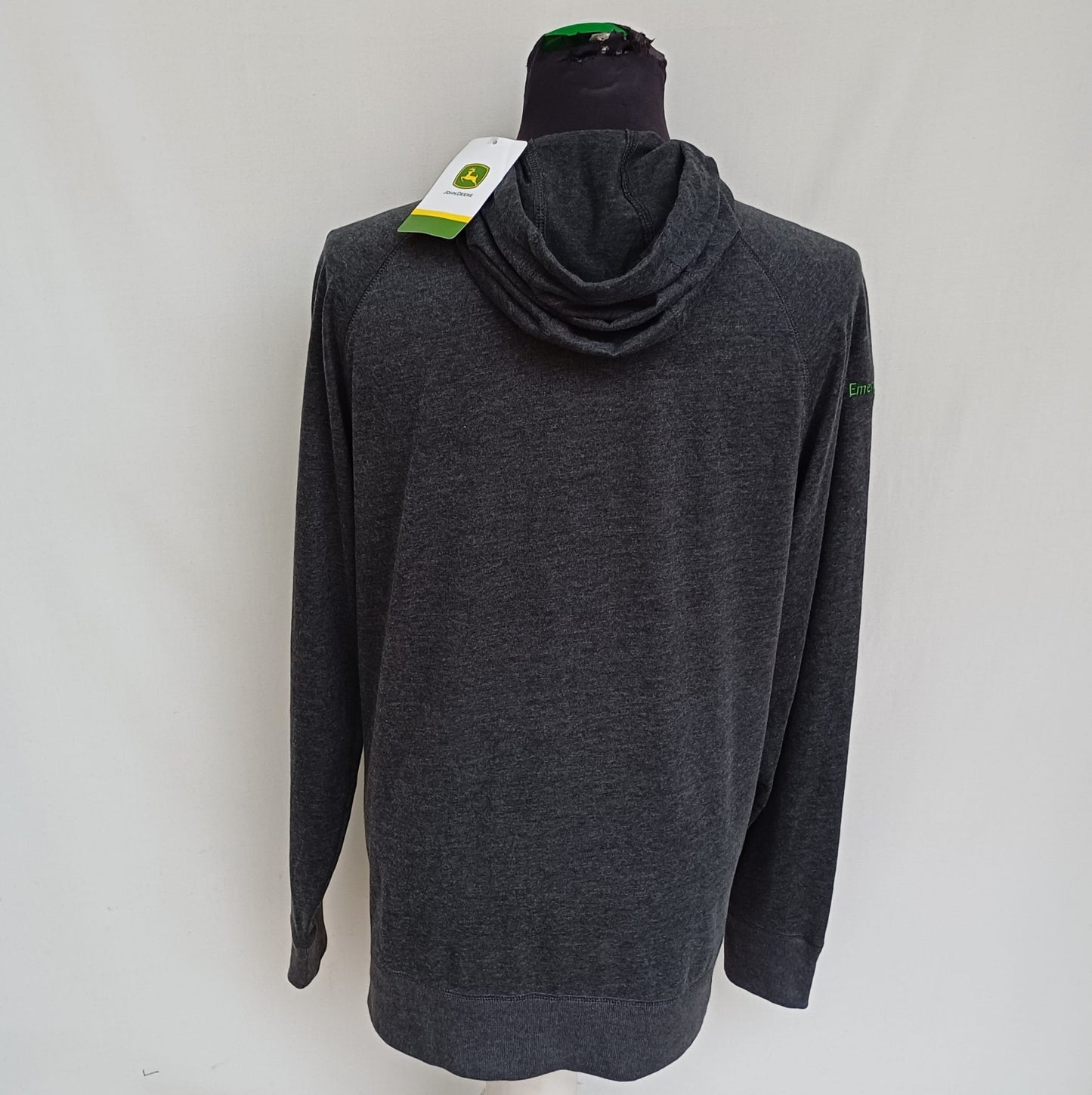 New With Tags John Deere New Era Emerging Tech Full Zip Hoodie Mens S