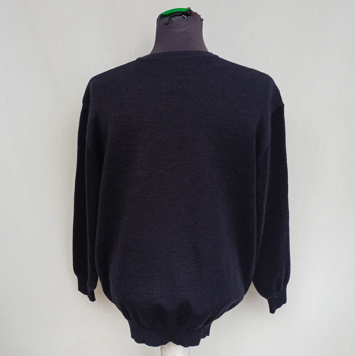Saint James Wool V-neck Pullover Sweater Size EU 52/Mens L