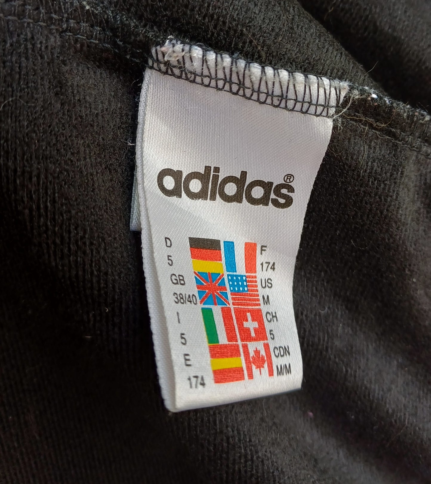 Vintage 90s Adidas Full Zip Track Top Jacket Mens M