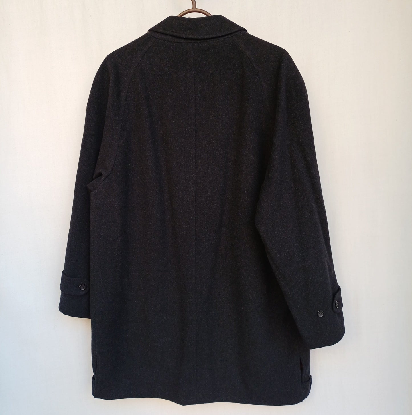 Burberry London Nova Check Lining Merino Wool Coat Overcoat Size 3/Mens S