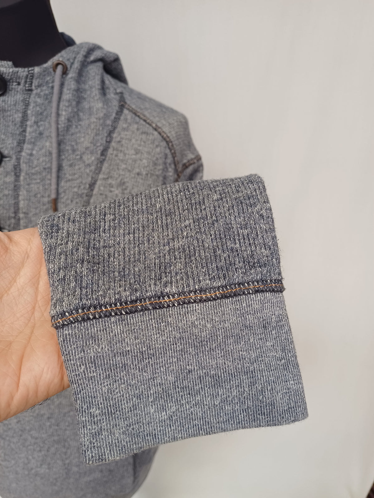 Hugo Boss Button Hooded Pullover Sweater Mens M