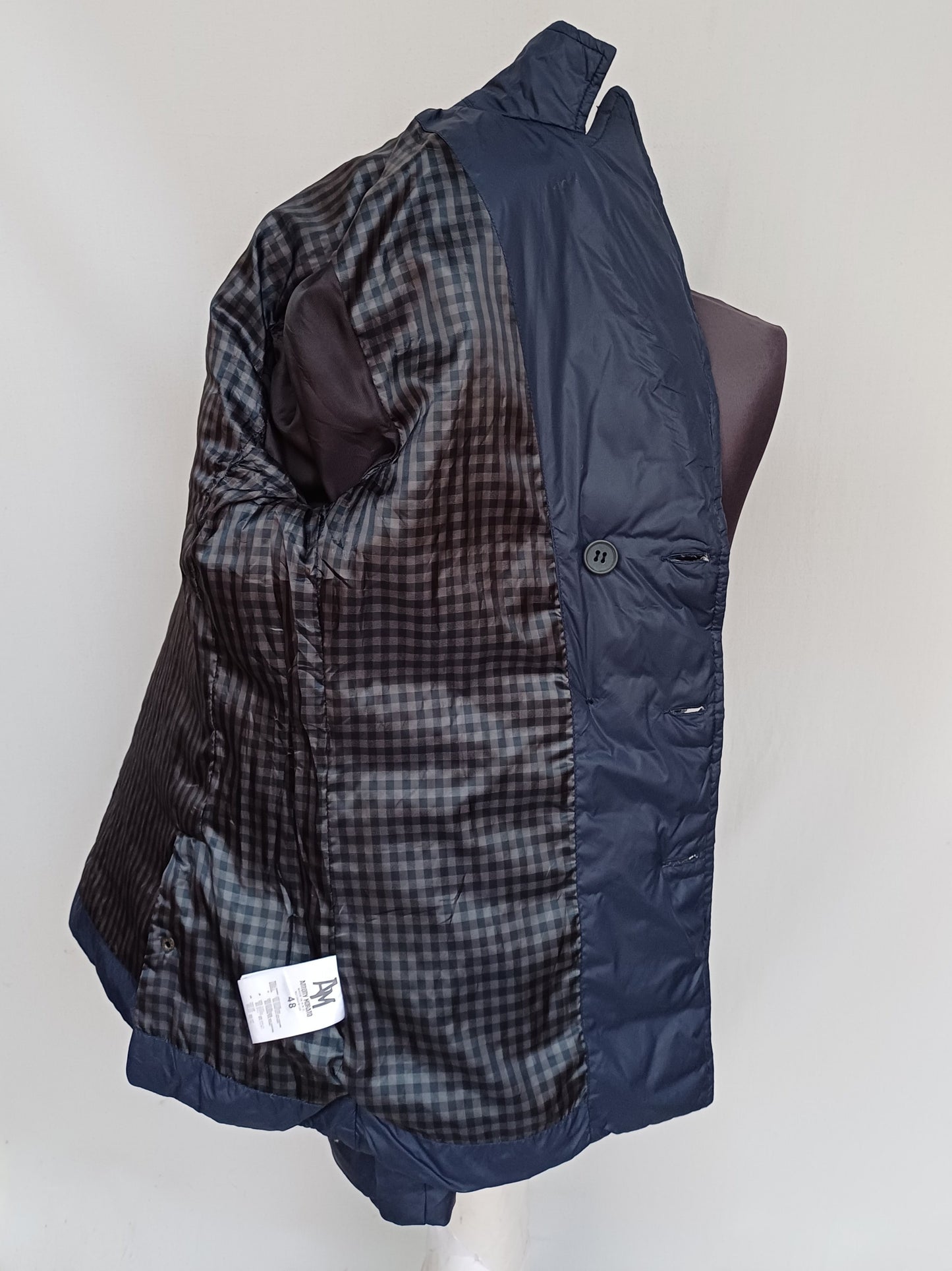 Anthony Morato Button Quilted Double Breasted Down Blazer Jacket Size EU 48/Mens M