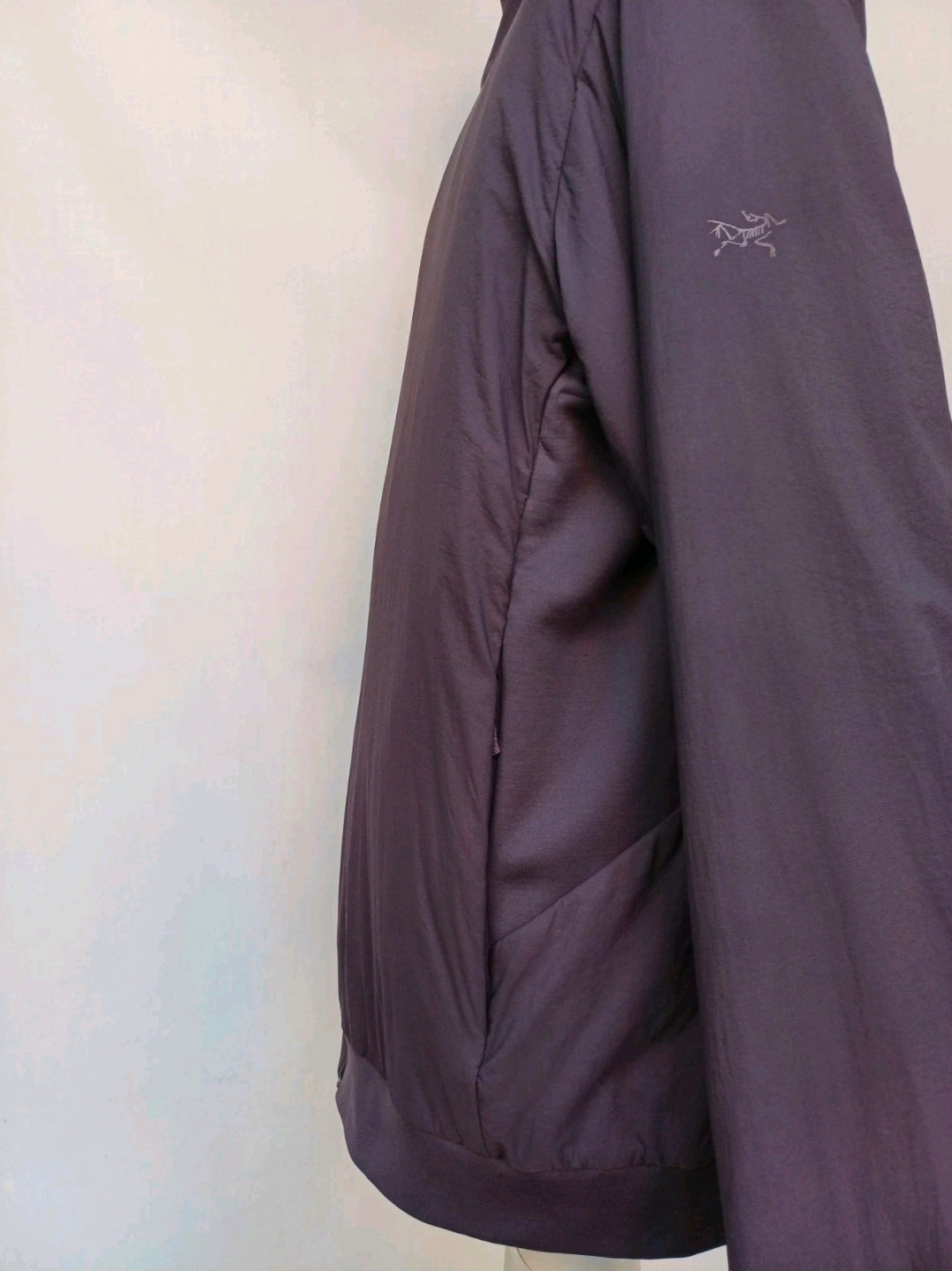 Arcteryx Seton Bomber Zip Jacket Gray Lightweight Mens M