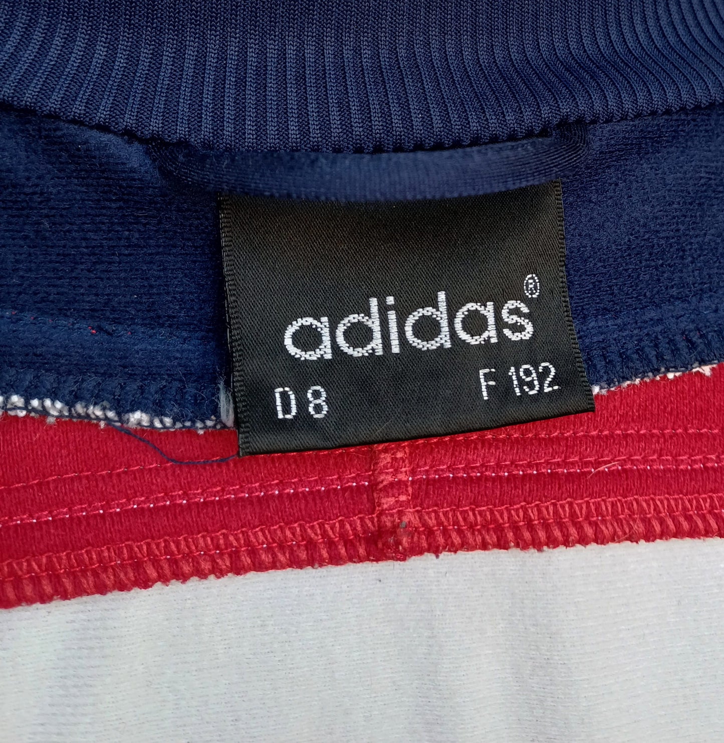 Vintage 90s Adidas Big Logo Zip Track Top Jacket Mens L