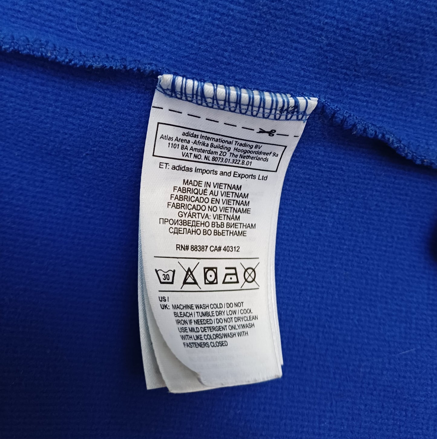 Chelsea 2013/14 Zip Track Top Jacket Mens M