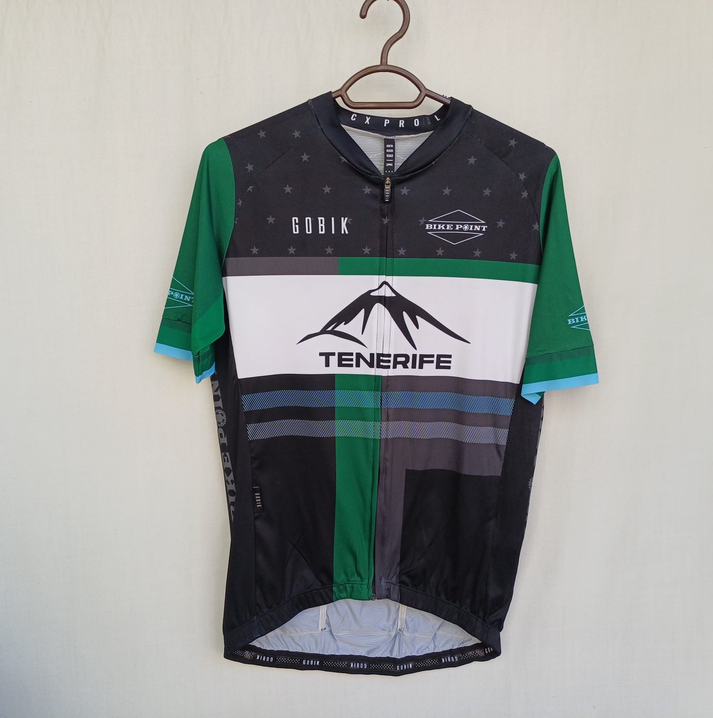 Spain Tenerife Team Gobik CX Pro Short Sleeve Cycling Jersey Mens L