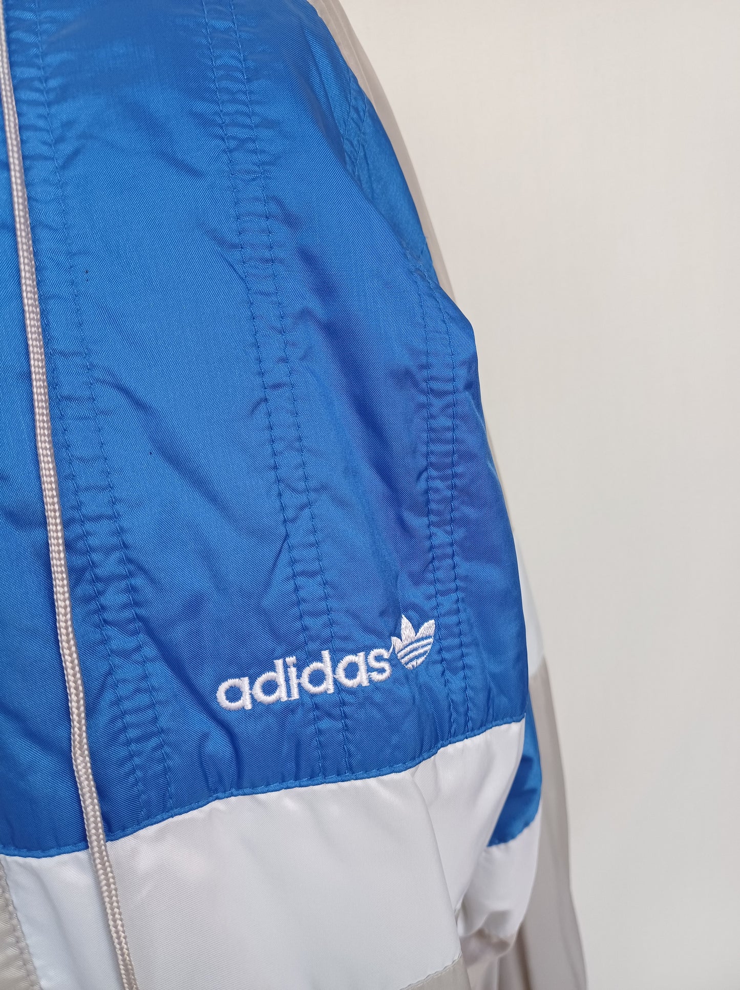 Vintage 90s Adidas Nylon Track Top Jacket Mens M