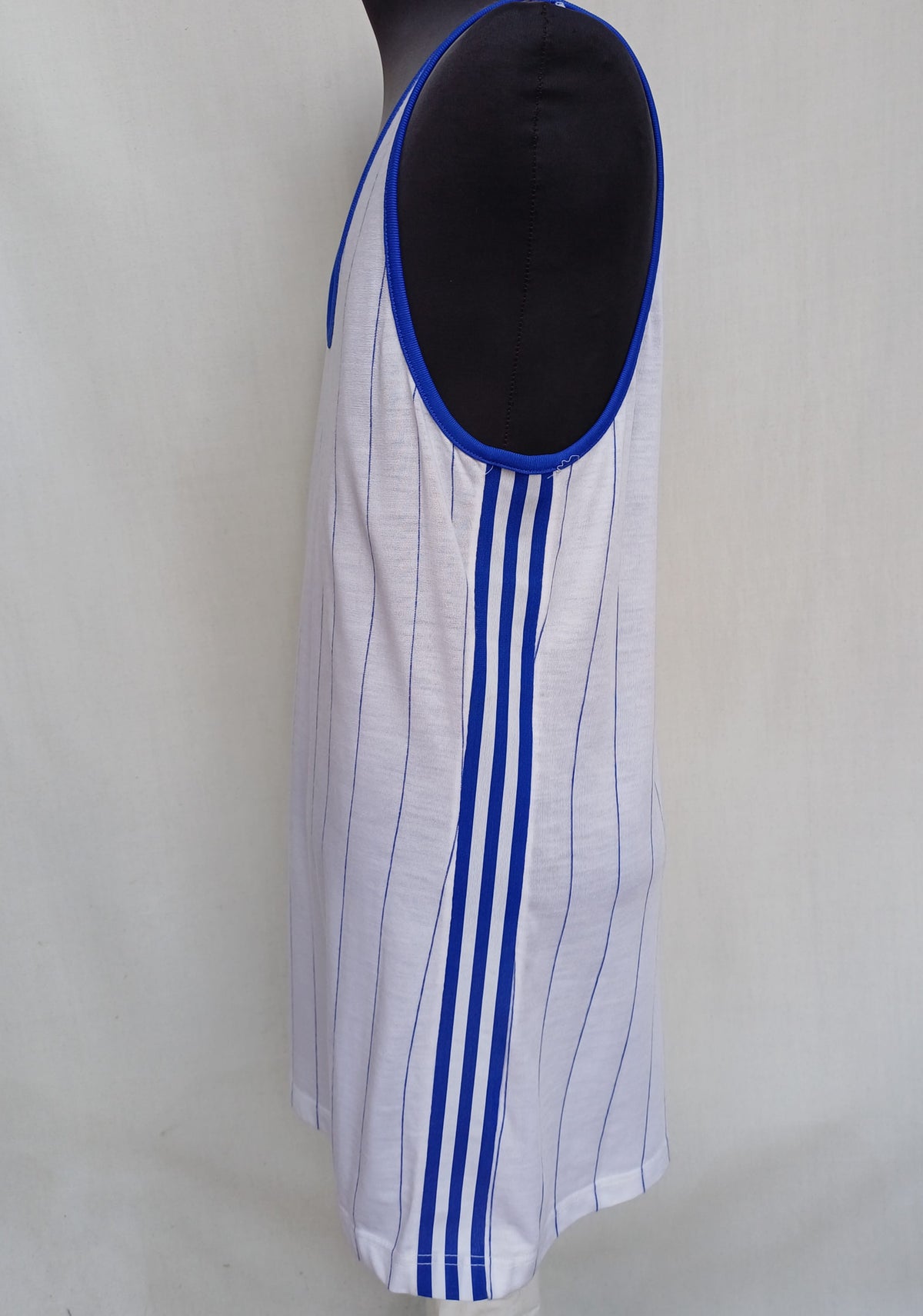Vintage 80s Adidas Ventex Striped Basketball Jersey Mens M