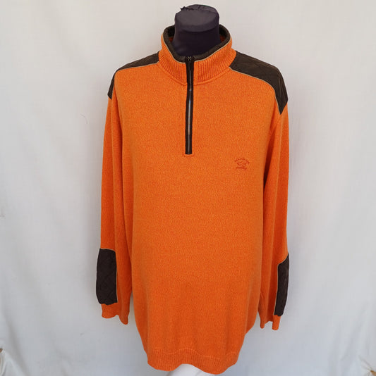 Paul & Shark Wool Zip Pullover Sweater Mens 6XL