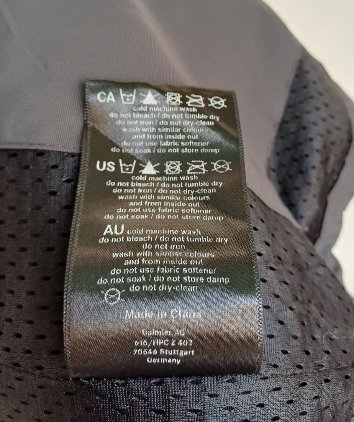 Mercedes Benz Full Zip Hooded Jacket Mens S Fits L