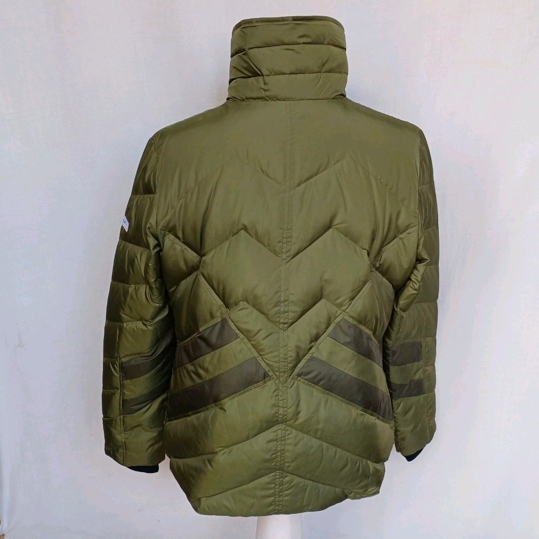 Obermeyer The Dusty Womens Full Zip Quilted Duck Down Jacket Size L