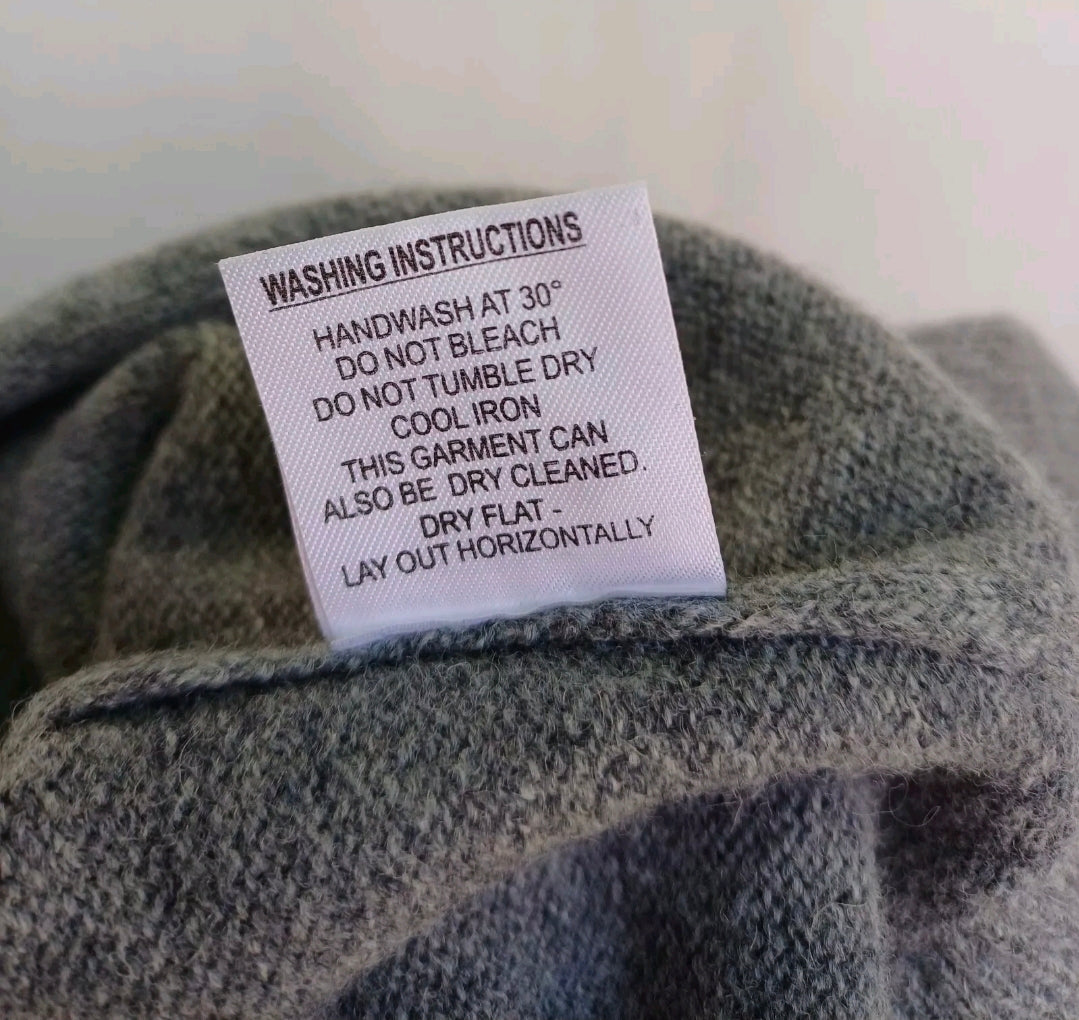 Alan Paine Lambswool Crew Neck Pullover Sweater EU 52/Mens L