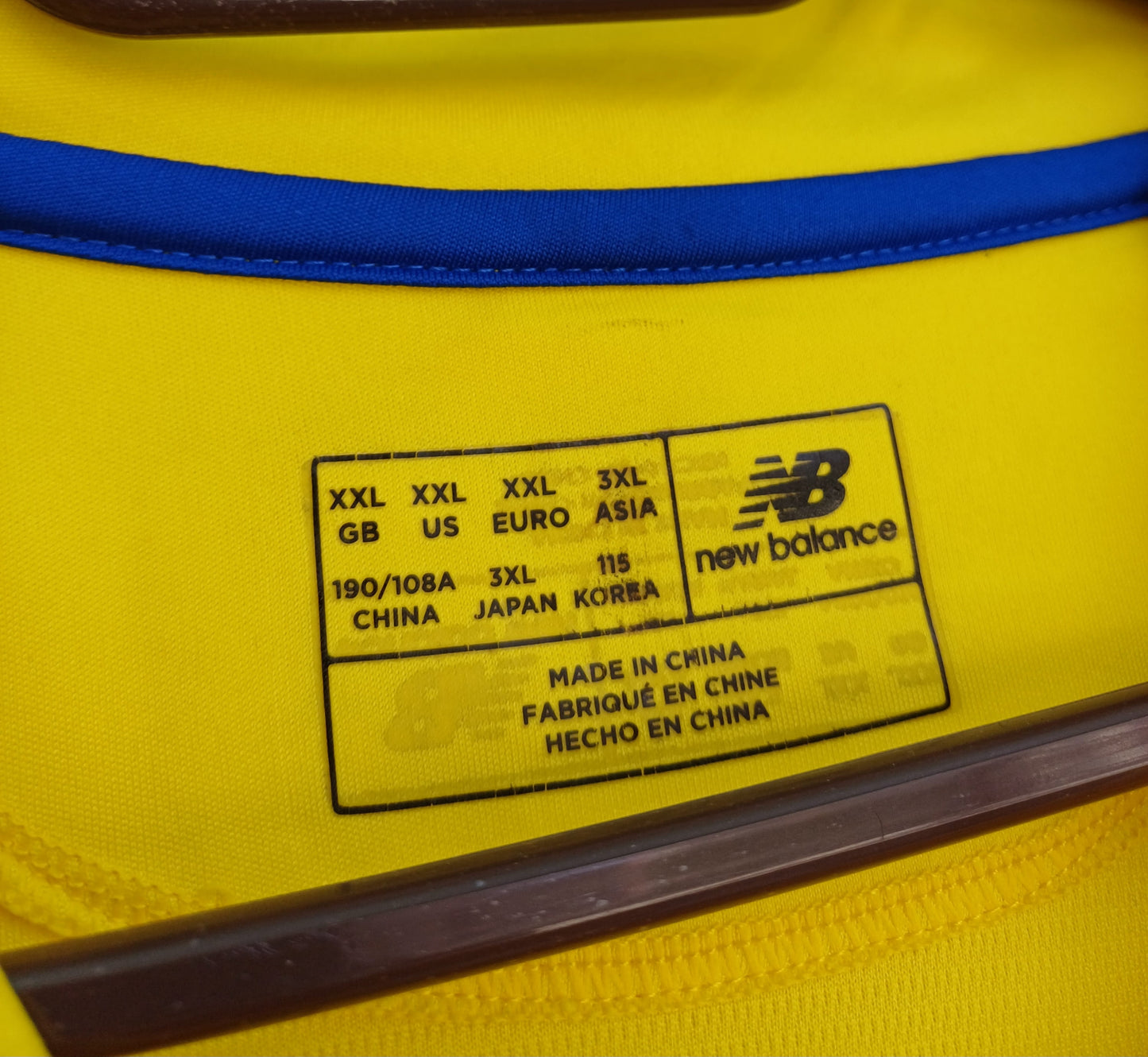 Al Nassr 2017/18 New Balance Home Shirt Mens 2XL
